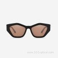 Angular Bevel Cutting Acetate Women's Sunglasses